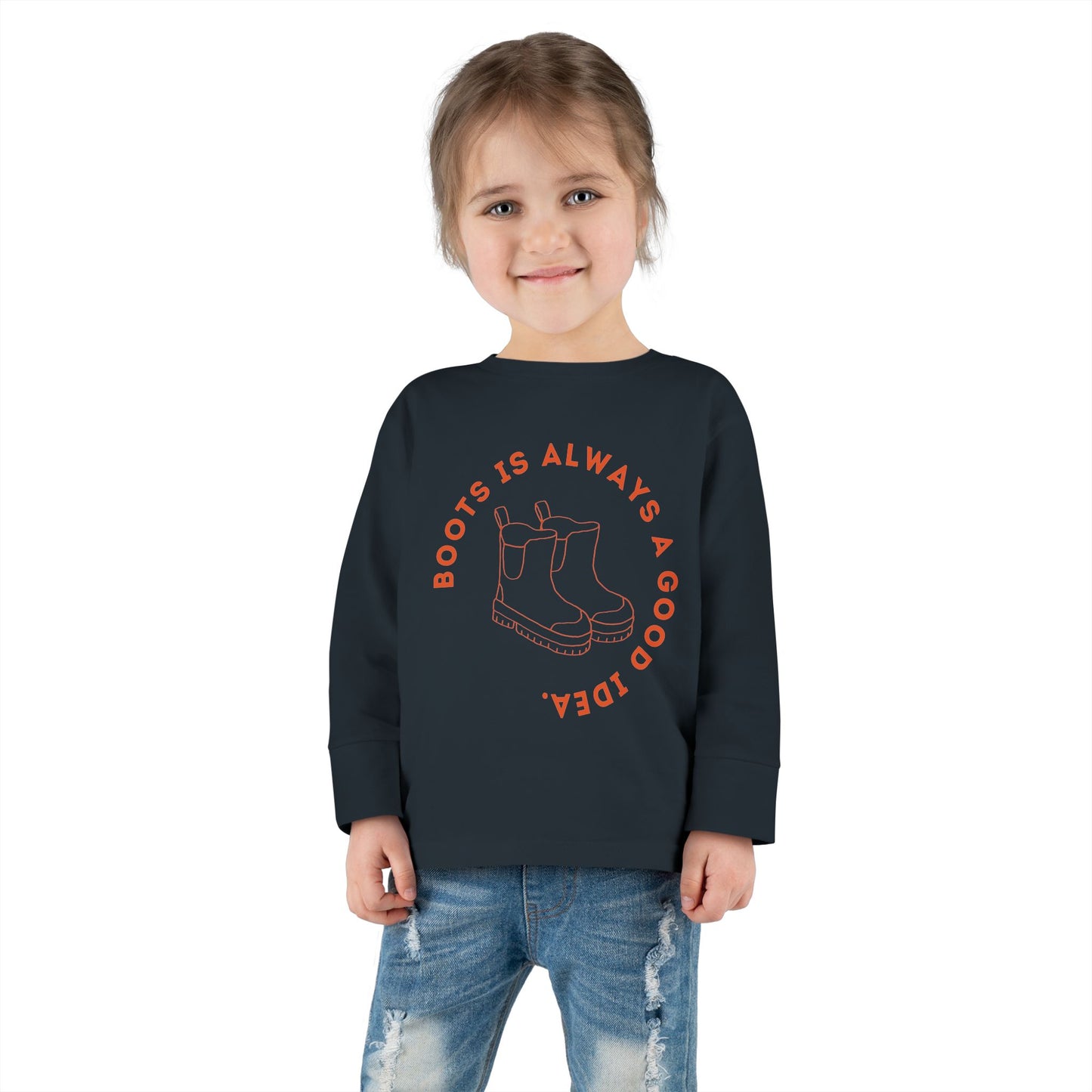 Boots - Toddler Long Sleeve Tee