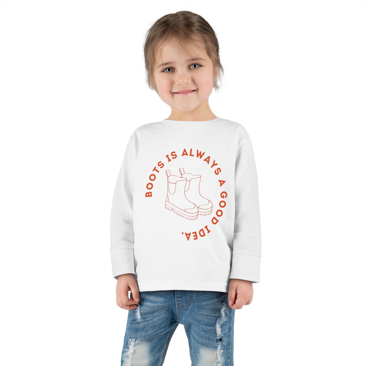 Boots - Toddler Long Sleeve Tee